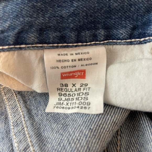 Wrangler 5 Star Premium Denim Jeans Men Size 38X29 JIM-x111-009 - Picture 5 of 6